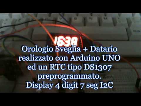 Orologio Sveglia + Datario con Arduino