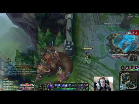 TSM Bjergsen Ryze Stream   RYZE REWORK VS SION 6 14 GAMEPLAY