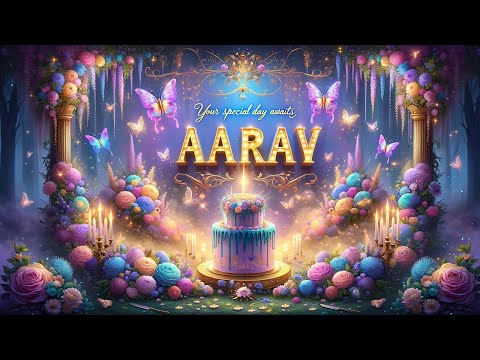 Happy Birthday Aarav 🎂🎈 | Birthday Music Song for Aarav 🎁 💎