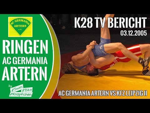 AC Germania Artern vs KFZ Leipzig II | Ringen Regionalliga Saison 2005 | 03/12/2005 | K28 TV Bericht
