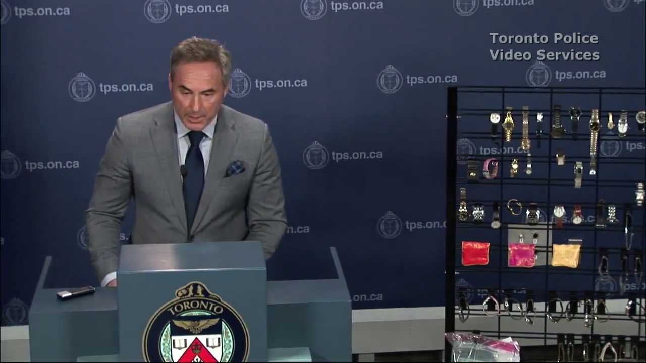 Arrest Made in 'Project Spiderman' Residential Robberies| @TorontoPolice News Conference