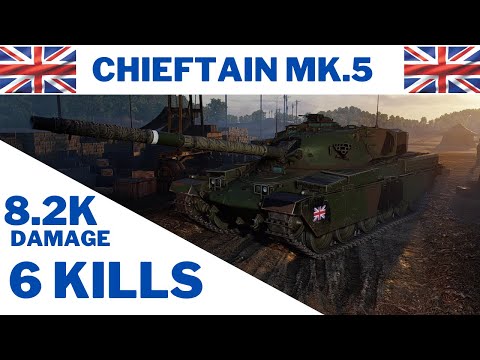Wot console CHIEFTAIN MK5 8.2K DAMAGE 6 KILLS