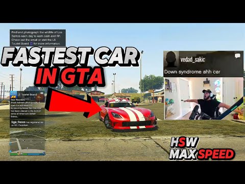 Doing A MANHUNT With The NEW FASTEST CAR In GTA 5 ONLINE