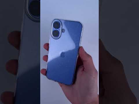 Чехол Space Case iPhone 16 Pro Max Силиконовый прозрачный с блестками, глиттер. Белый цвет - фото 1 - id-p2484310587