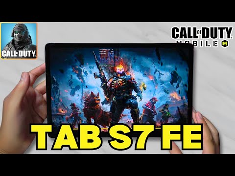 Samsung Galaxy Tab S7 FE Call of Duty Mobile test 2024
