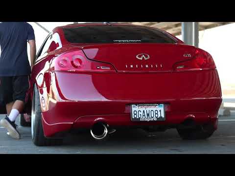 G35 with ISR single exit exhaust