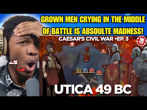 British caribbean guy reacts to Battles of Utica and Bagradas 49 BC - Caesar's Civil War reaction