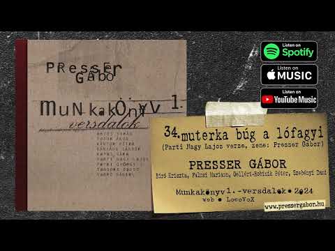 SLÁGER / muterka búg a lófagyi  - Munkakönyv1- versdalok