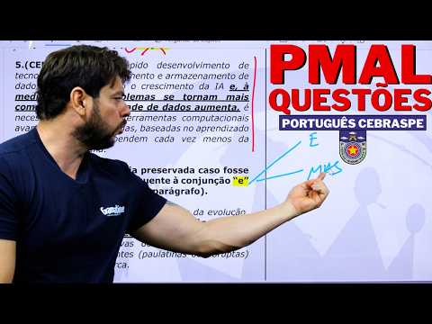 🔴PMAL 2026 | COMMENTED QUESTIONS | Portuguese CEBRASPE!