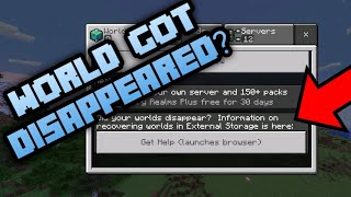 Minecraft Bedrock 1.18 | World Lost Problem Fixed (Not 100% Accurate)