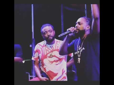 Dloxx & Machel Montano  "TakeitDown" live performance freestyle.