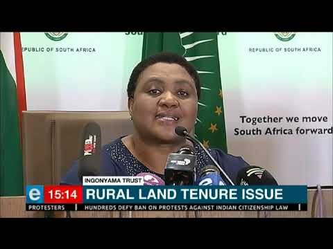 Thoko Didiza talks on land reform