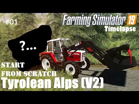 Welcome (back) to Tyrolean Alps | Tyrolean Alps | Farming Simulator 19 Timelapse #01