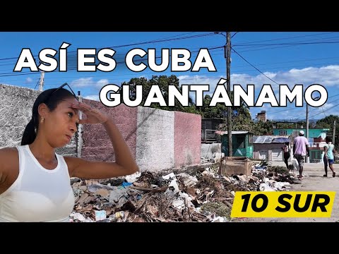 Así está Cuba hoy. Calle 10 Sur  GUANTÁNAMO calle por calle.