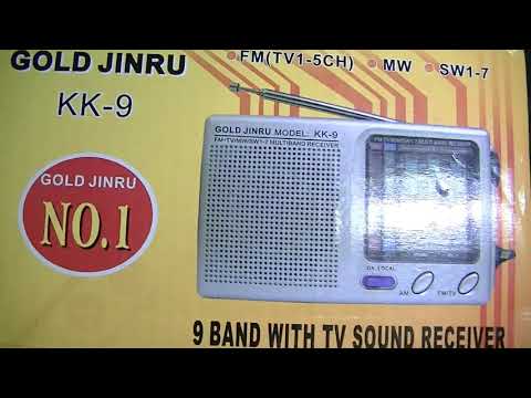 6 Euro Weltempfänger aus China Gold Jinru Model KK 9 - eflose #1032