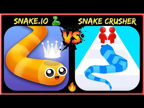 Snake. Io Vs Snake Crusher Game Comparison!
