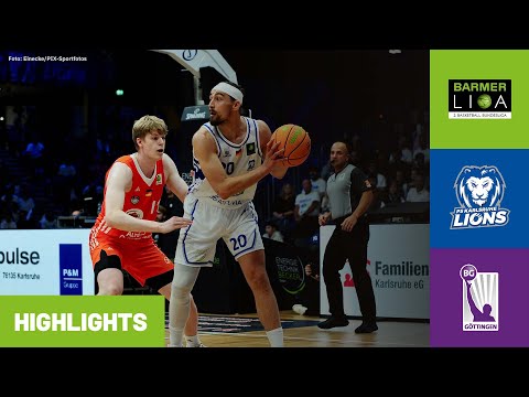 ProA: PS Karlsruhe LIONS vs. BG Göttingen | Highlights