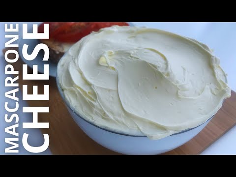Better than the store version | How to make Mascarpone Cheese | Homemade Mascarpone Cheese