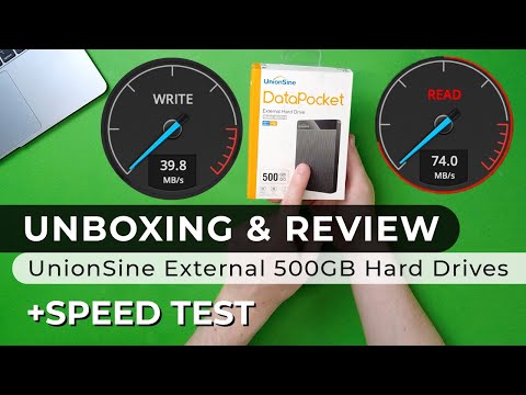 Unboxing & Review: UnionSine External 500GB Hard Drive