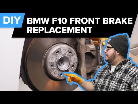 BMW 550i Front Brake Pad & Rotor Replacement DIY (2011-2016 BMW F10 550i, F12 650i, Gran Coupe)
