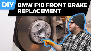 BMW 550i Front Brake Pad & Rotor Replacement DIY (2011-2016 BMW F10 550i, F12 650i, Gran Coupe)