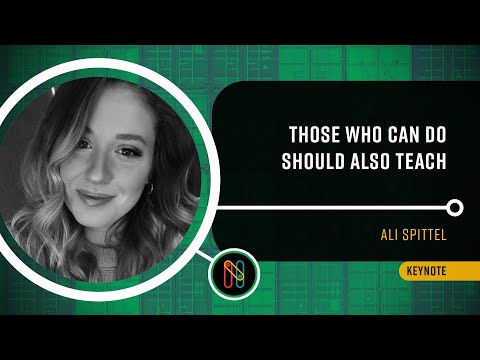 Those who can do should also teach