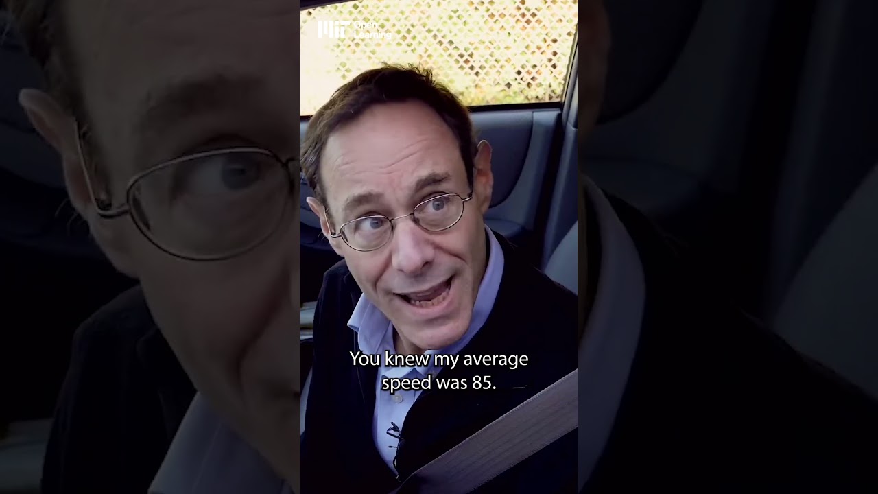 MIT Professor busted for speeding #shorts