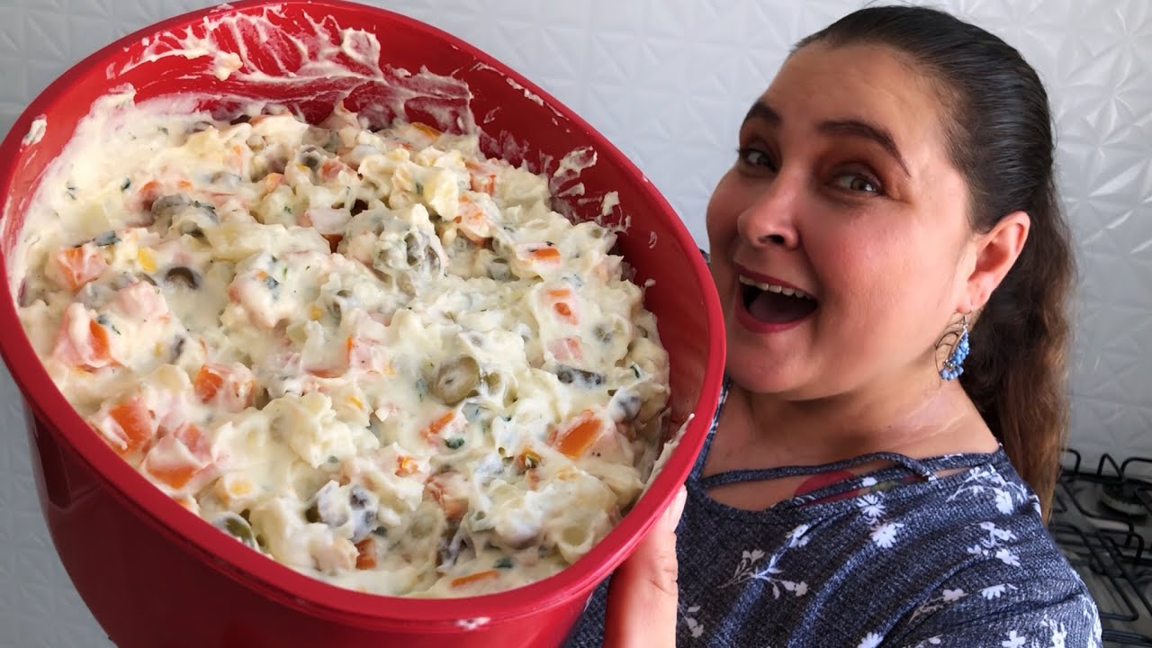 SALADA DE MAIONESE FÁCIL, SIMPLES E MUITO GOSTOSA