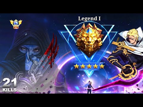 21 KILLS!! TOP GLOBAL NATALIA MET NEW HERO NOLAN BEFORE ENTERING MYTHIC (natalia 1 hit combo build)