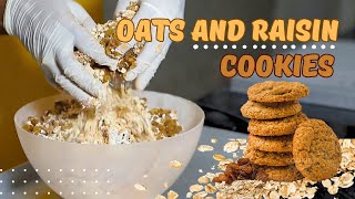 Oats and Raisin Cookies | Healthy Oats Cookies Making | Cookies Making Factory