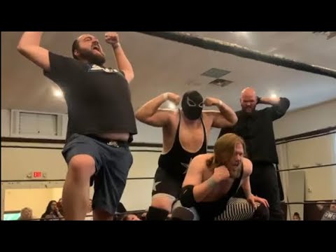 Highlights from 8-man tag team elimination match, SWF No Time 2 Die, featuring Dr. Hilary P. Wisdom