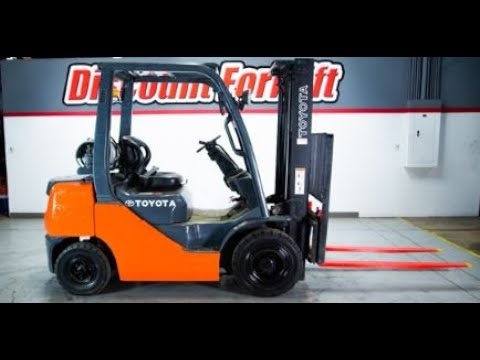 TOYOTA 8-series 8FGU25 5,000lb LP #0231 - Forklift for Sale
