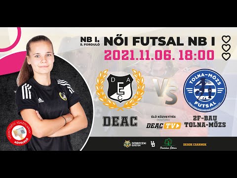 2021. 11.06. DEAC-2F-Bau Tolna-Mözs /Női NB I. 5. forduló/