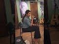 Shreya Ghoshal During Rehearsals