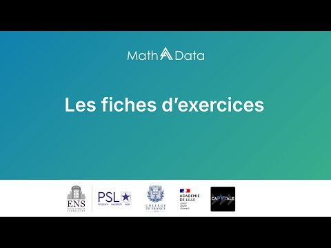 Séances suivantes - Activités et exercices