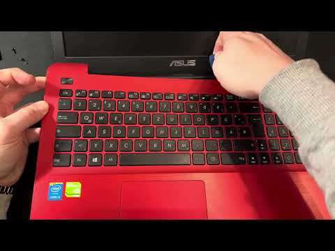 Asus F555L Festplatte HDD gegen SSD tauschen erneuern und Notebook öffnen