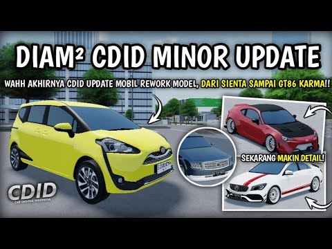 Diam-Diam CDID UPDATE Banyak Mobil REWORK MODEL Dari SIENTA Sampai GT86 KARMA!! | CDID V1.1 Roblox