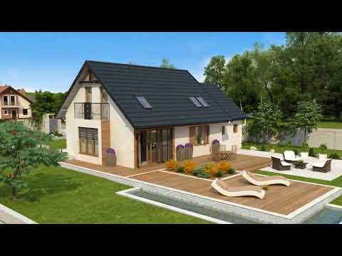 Z101 GL - Gotowy projekt domu z poddaszem użytkowym we współczesnym stylu do 100 m2