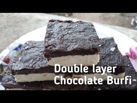 ಚಾಕಲೇಟ್ ಬರ್ಫೀ ||  Easy  Chocolate Burfi with Maida in Kannada || Likitha Adugemane