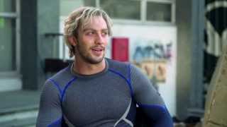 Avengers Age of Ultron Interview - Aaron Taylor-Johnson / Quicksilver video