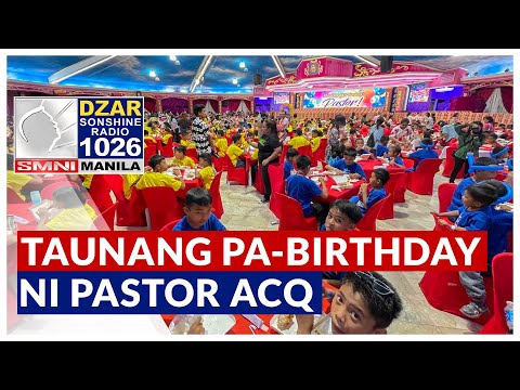 Daan-daang kabataan sa Davao City, nag-enjoy sa taunang pa-birthday celebration ni Pastor ACQ