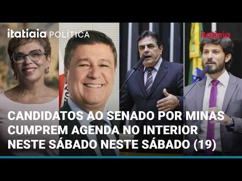 CANDIDATOS AO SENADO POR MINAS CUMPREM AGENDA DE CAMPANHA NO FIM DE SEMANA