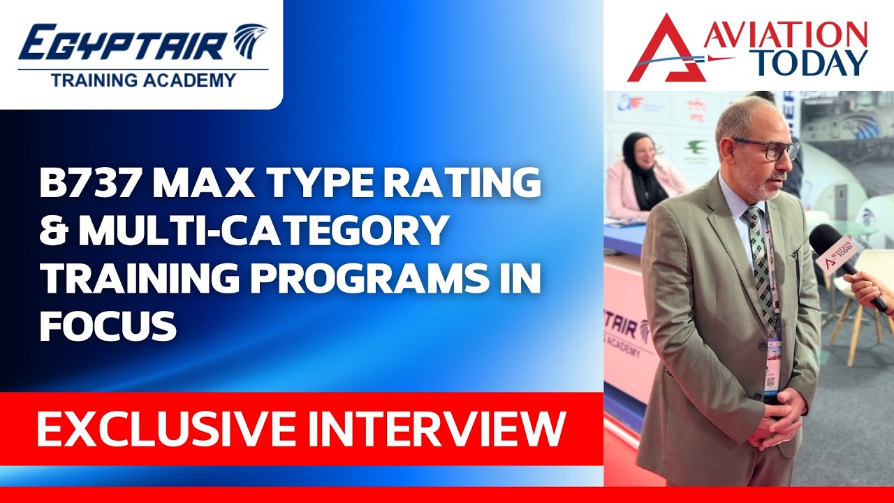 EgyptAir Training Academy Highlights B737 MAX Type Rating & Training Programs | Wings India 2026