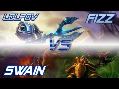 LoLPoV - Fizz vs Swain [Top] (League of Legends Live Commentary)