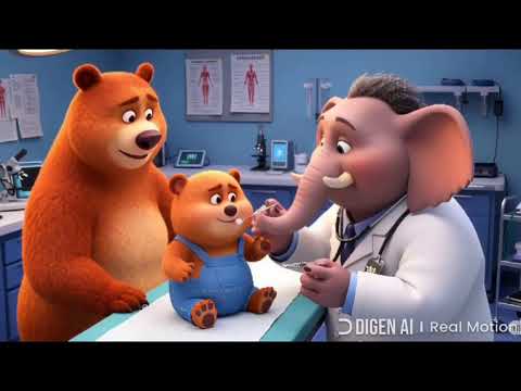 Truyện "Gấu con bị đau răng"