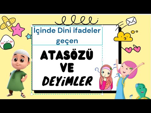 dini ifadeler geçen atasözleri - dindersi video