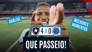 GOLEADA DO GLORIOSO NO NILTON SANTOS! | BOTAFOGO 4X0 CRUZEIRO