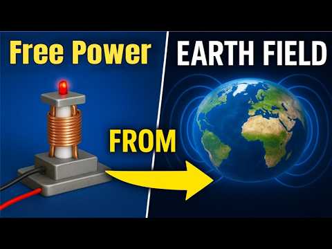 Scientists DISCOVER FREE Electricity from Earth's Magnetic Field in 2025!