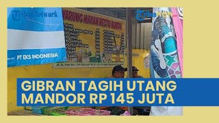 Mandor Masjid Sheikh Zayed Utang Rp 145 Juta ke Warung Makan, Bakal Didatangi Gibran jika Tak Bayar