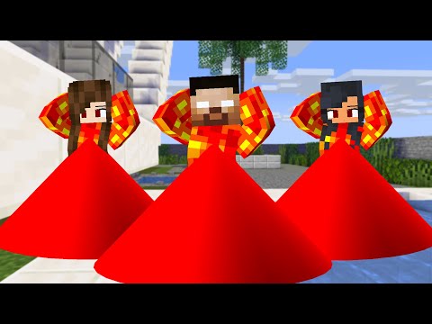 MONSTER SCHOOL : CHICKEN WING MEME FIRE APHMAU, JULIA, HEROBRINE PRINCESS - MINECRAFT ANIMATION